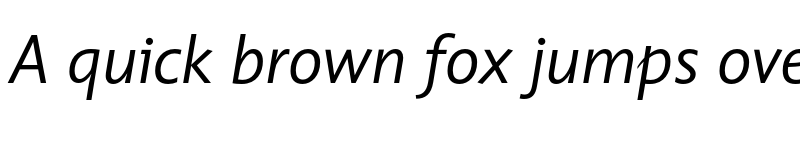 Preview of FONTSPRING DEMO - UnitaDemilightItalic Regular font