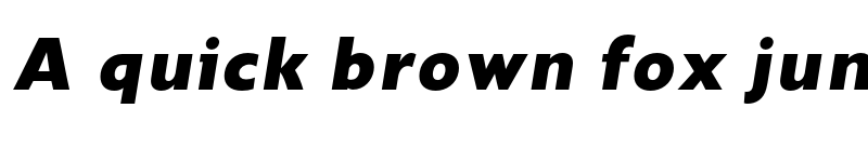 Preview of FONTSPRING DEMO - UnitaExtraboldOblique Regular font