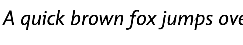 Preview of FONTSPRING DEMO - UnitaItalic Regular font