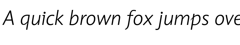 Preview of FONTSPRING DEMO - UnitaLightItalic Regular font