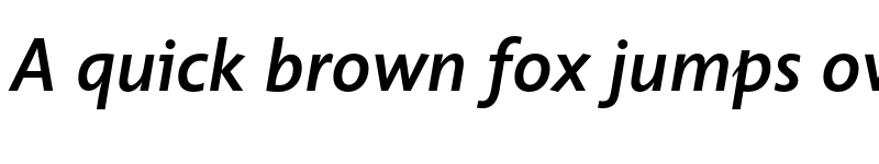 Preview of FONTSPRING DEMO - UnitaMediumItalic Regular font