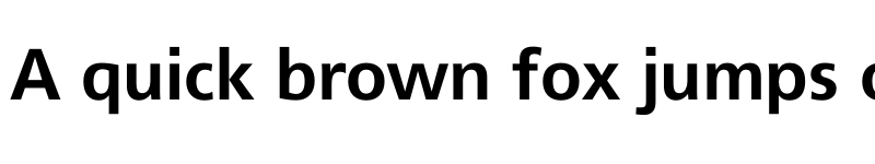 Preview of FONTSPRING DEMO - Unitype Bold Bold font