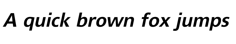 Preview of FONTSPRING DEMO - Unitype Bold Italic Bold Italic font