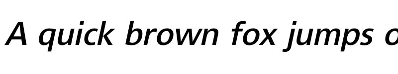 Preview of FONTSPRING DEMO - Unitype SemiBold Italic Italic font