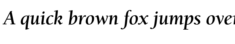 Preview of FONTSPRING DEMO - University Oldstyle Bold Italic font