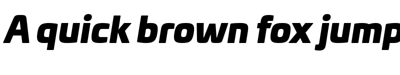 Preview of FONTSPRING DEMO - Univia Pro Ultra Italic font