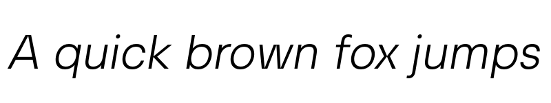 Preview of FONTSPRING DEMO - UpMax Light Italic font