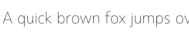 Preview of FONTSPRING DEMO - Urbani Thin Regular font