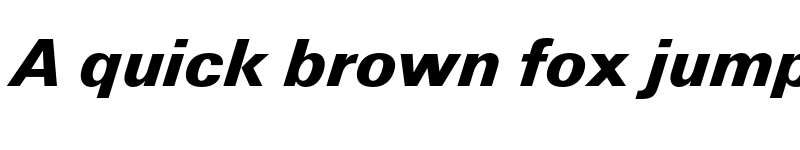 Preview of FONTSPRING DEMO - Urbano Black Italic font