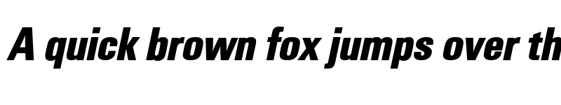 Preview of FONTSPRING DEMO - Urbano ExBd Cond Italic font