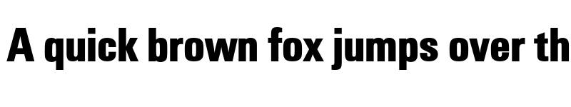 Preview of FONTSPRING DEMO - Urbano ExBd Cond Regular font