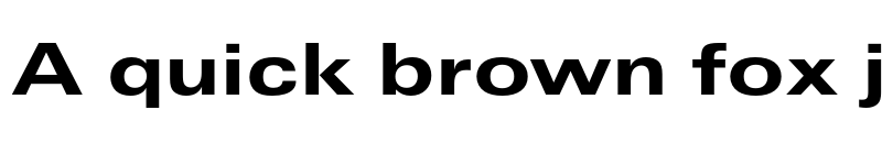 Preview of FONTSPRING DEMO - Urbano ExBd Exp Regular font