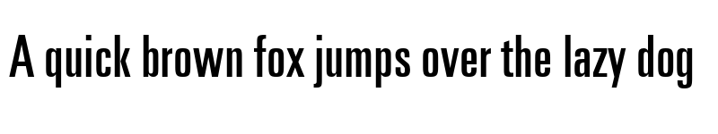 Preview of FONTSPRING DEMO - Urbano Ext Cond Regular font