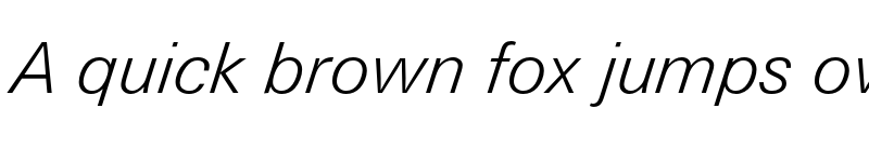 Preview of FONTSPRING DEMO - Urbano Light Italic font