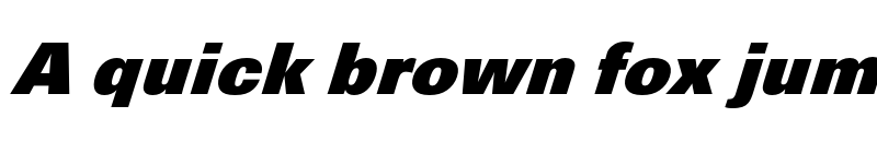 Preview of FONTSPRING DEMO - Urbano Ultra Italic font