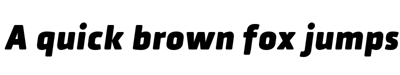 Preview of FONTSPRING DEMO - Urfa Rd Black Italic font