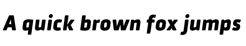 Preview of FONTSPRING DEMO - Urfa Rd Heavy Italic font