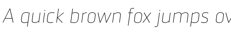 Preview of FONTSPRING DEMO - Urfa Rd Thin Italic font