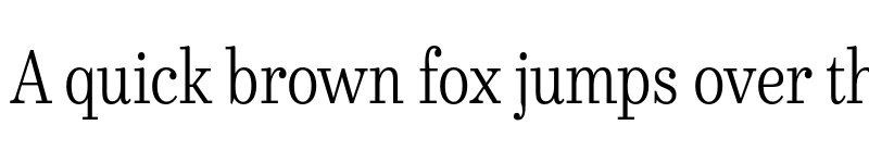 Preview of FONTSPRING DEMO - Urge Text Lt Cn Regular font