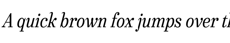 Preview of FONTSPRING DEMO - Urge Text Reg Cn Italic font