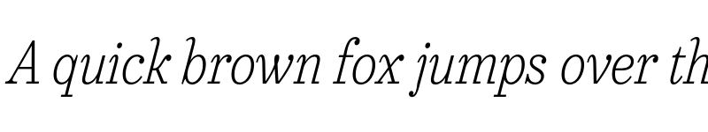 Preview of FONTSPRING DEMO - Urge Text XLt Cn Italic font