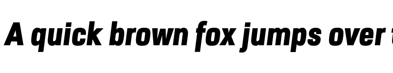 Preview of FONTSPRING DEMO - URW Dock Cond Black Italic font