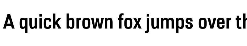 Preview of FONTSPRING DEMO - URW Dock Cond Bold font