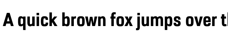 Preview of FONTSPRING DEMO - URW Dock Cond Extra Bold Regular font