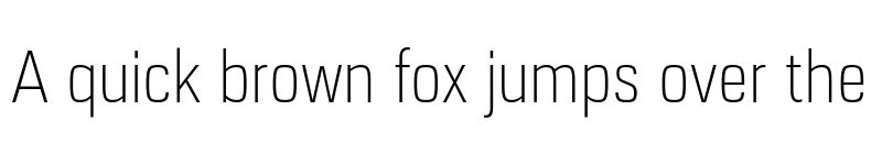 Preview of FONTSPRING DEMO - URW Dock Cond Extra Light Regular font