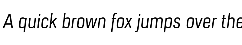 Preview of FONTSPRING DEMO - URW Dock Cond Italic font