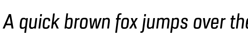 Preview of FONTSPRING DEMO - URW Dock Cond Medium Italic font