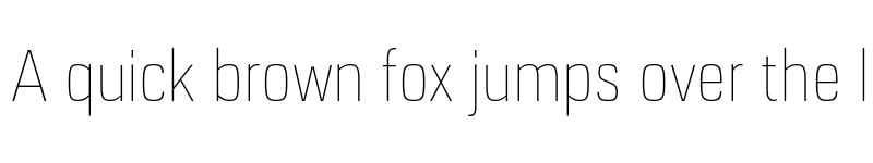 Preview of FONTSPRING DEMO - URW Dock Cond Thin Regular font