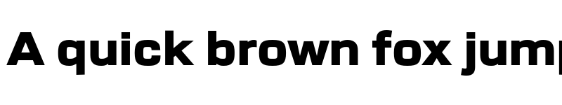 Preview of FONTSPRING DEMO - URW Dock Ext Black Regular font