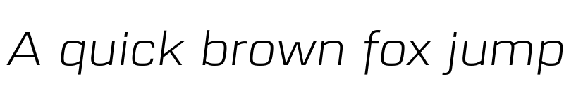 Preview of FONTSPRING DEMO - URW Dock Ext Light Italic font