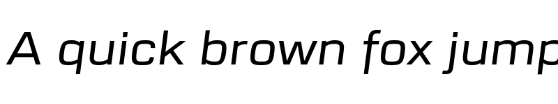 Preview of FONTSPRING DEMO - URW Dock Ext Medium Italic font