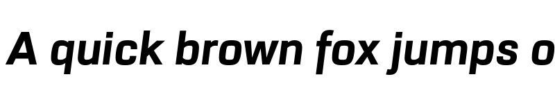 Preview of FONTSPRING DEMO - URW Dock Extra Bold Italic font