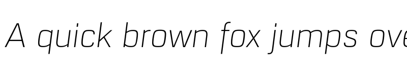 Preview of FONTSPRING DEMO - URW Dock Extra Light Italic font