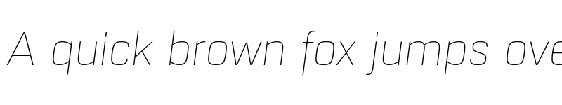 Preview of FONTSPRING DEMO - URW Dock Thin Italic font