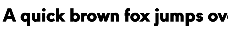 Preview of FONTSPRING DEMO - URW Geometric Black Regular font