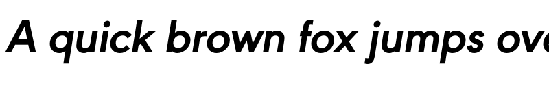 Preview of FONTSPRING DEMO - URW Geometric Bold Italic font