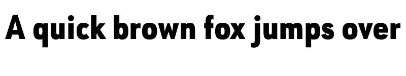 Preview of FONTSPRING DEMO - URW Geometric Cond Black Regular font