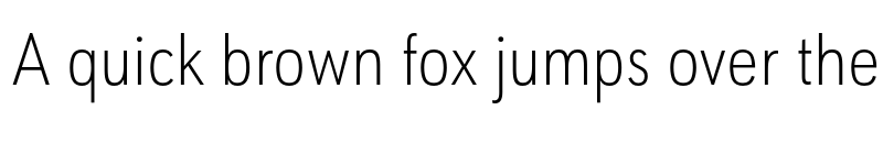 Preview of FONTSPRING DEMO - URW Geometric Cond Extra Light Regular font