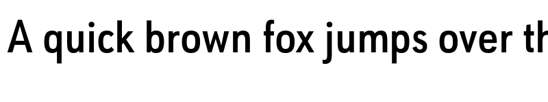 Preview of FONTSPRING DEMO - URW Geometric Cond Semi Bold Regular font