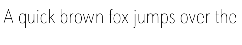 Preview of FONTSPRING DEMO - URW Geometric Cond Thin Regular font