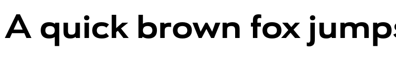 Preview of FONTSPRING DEMO - URW Geometric Ext Extra Bold Regular font