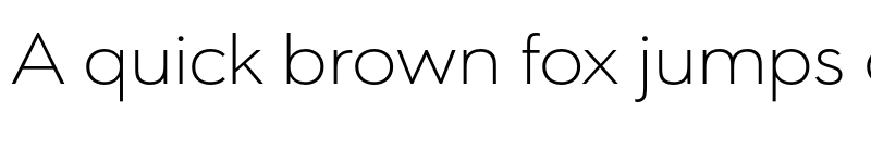 Preview of FONTSPRING DEMO - URW Geometric Ext Extra Light Regular font