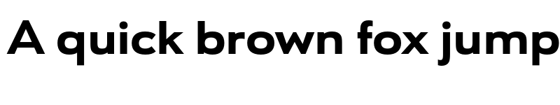 Preview of FONTSPRING DEMO - URW Geometric Ext Heavy Regular font