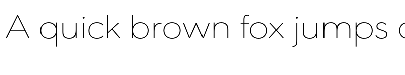 Preview of FONTSPRING DEMO - URW Geometric Ext Thin Regular font