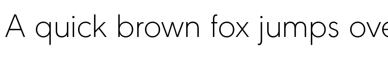 Preview of FONTSPRING DEMO - URW Geometric Extra Light Regular font