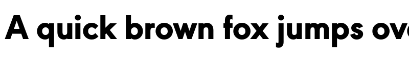 Preview of FONTSPRING DEMO - URW Geometric Heavy Regular font